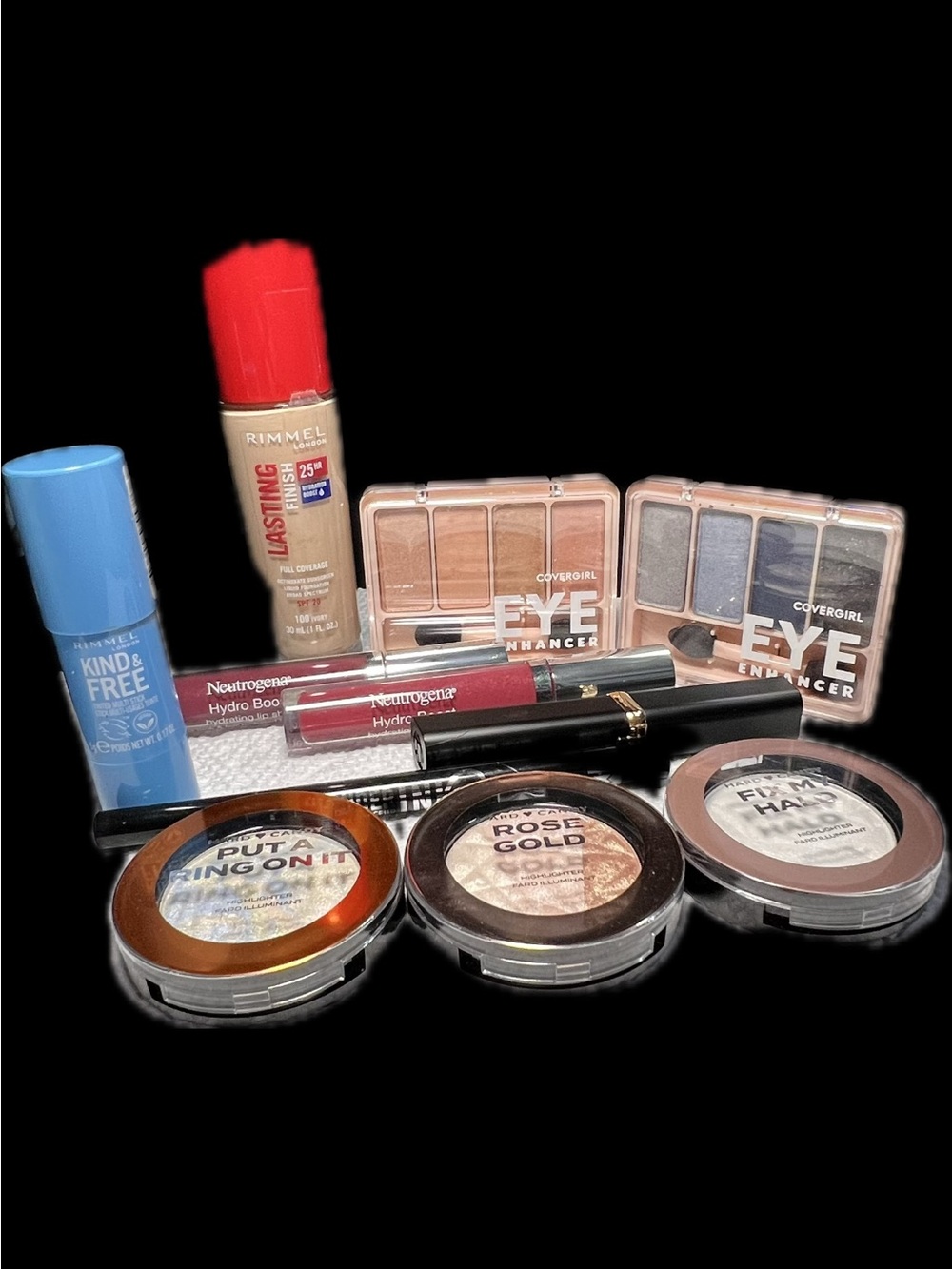 CoverGirl, Neutrogina, Rimmel, Hard Candy makeup bundle